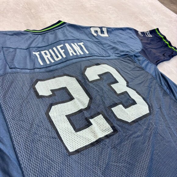 Seattle Seahawks Reebok Men's Jersey XL --- #23 MARCUS TRUFANT --- Authentic NFL - Picture 3 of 8